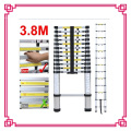 Aluminium-Teleskopleiter-Haushalts-faltende Treppenleiter 3.8M 3.2M 2.9M 2.6M